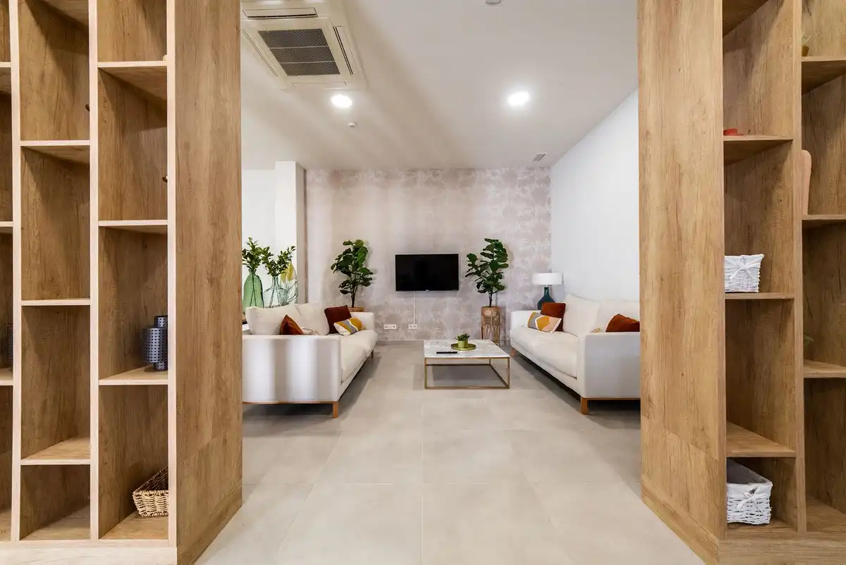 Sala d'estar de Planta baixa en venda en Mijas amb Aire condicionat, Calefacció i Terrassa