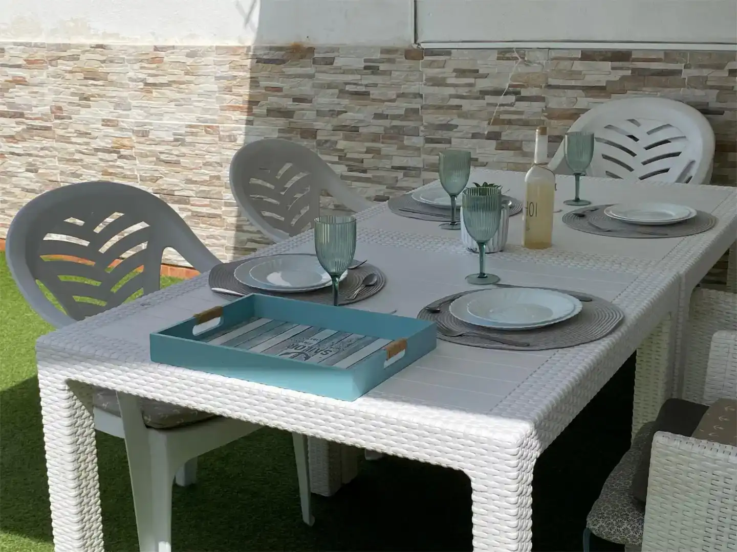 Terrace of Flat for rent in Adeje  with Swimming Pool