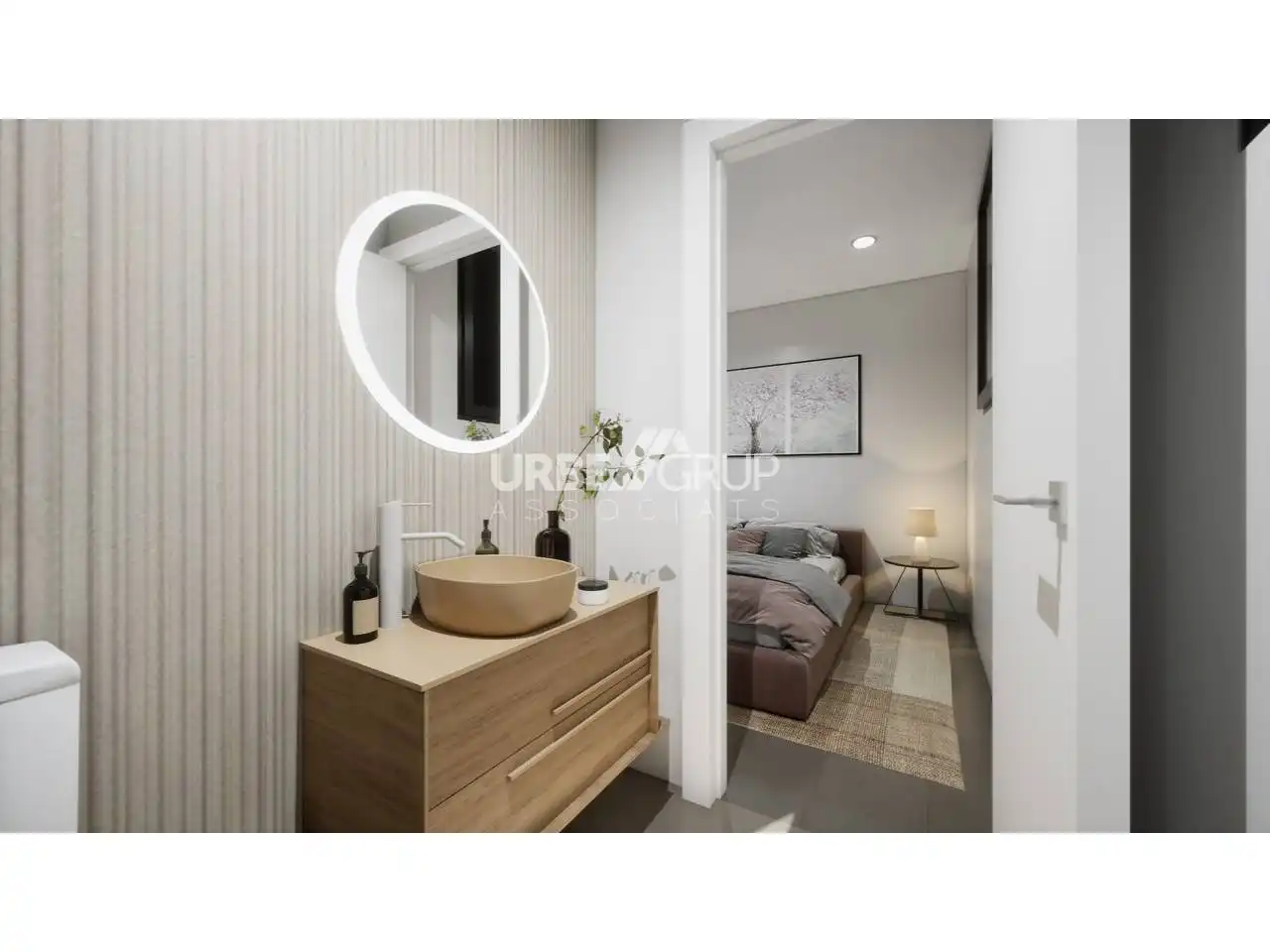 Habitación de Casa adosada en venta en Vacarisses con Aire acondicionado, Calefacción y Jardín privado