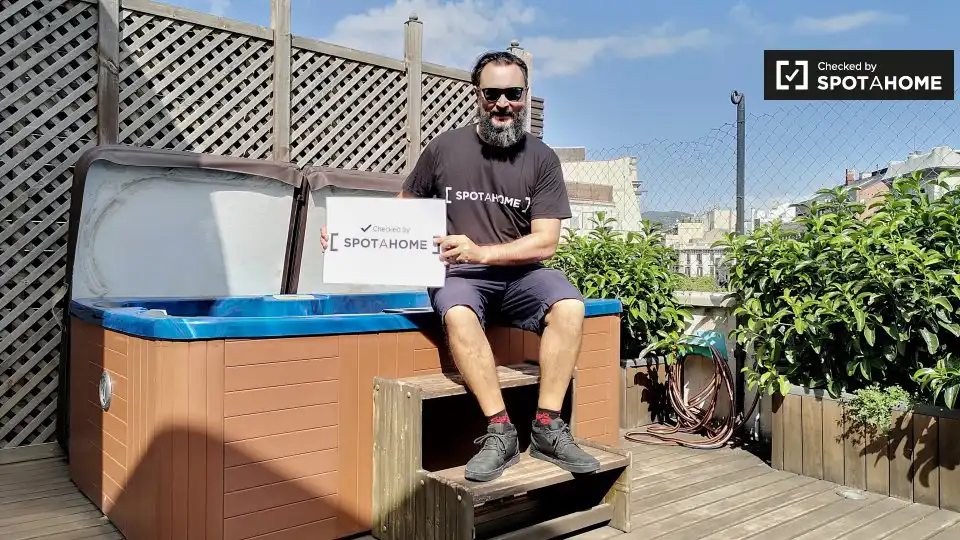 Appartamento con terrazza in affitto a Eixample, imagen 9