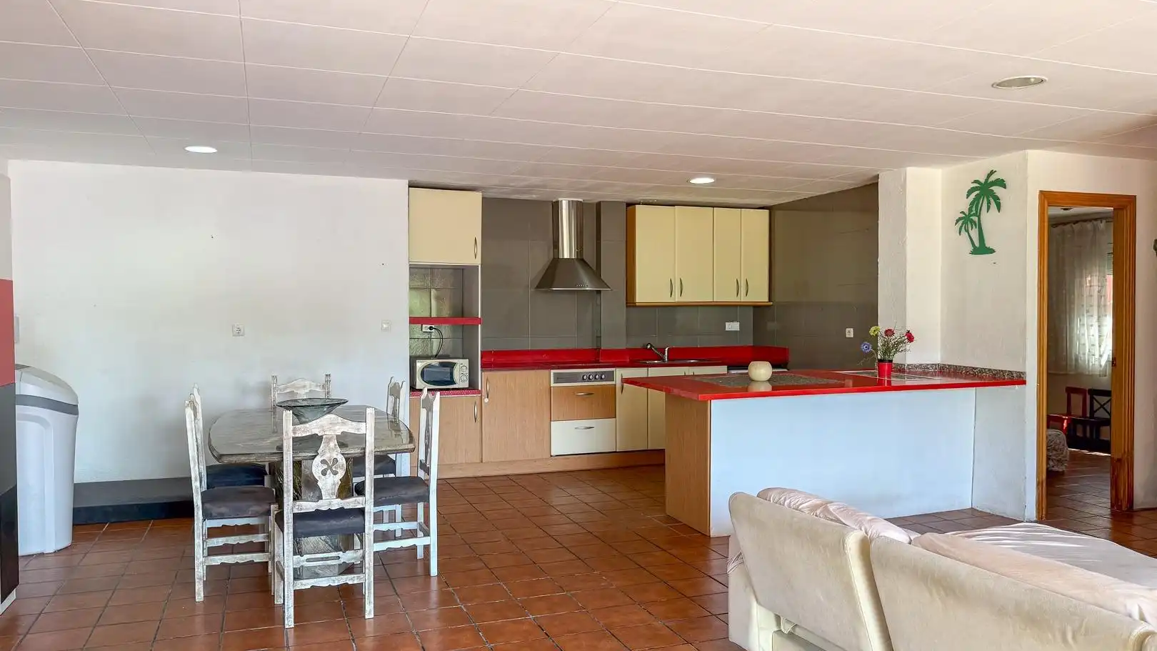 Cocina de Casa o chalet en venta en Vallirana con Calefacción, Jardín privado y Terraza
