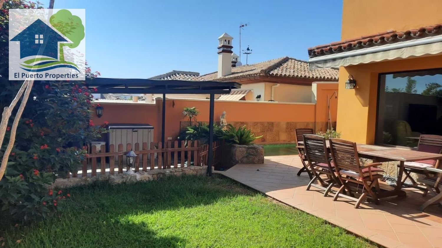 Garden of Single-family semi-detached for sale in El Puerto de Santa María  with Air Conditioner, Heating and Private garden