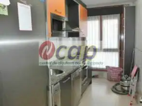 Kitchen of Flat for rent in Gijón   with Heating, Parquet flooring and Furnished