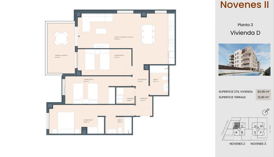 Photo 1 of Flat for sale in Avinguda París, 4, Piscinas, Castellón