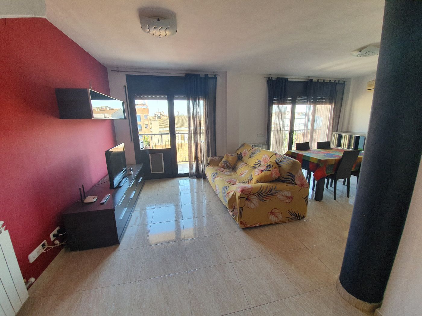 Living room of Duplex for sale in Mollerussa  with Air Conditioner, Parquet flooring and Terrace