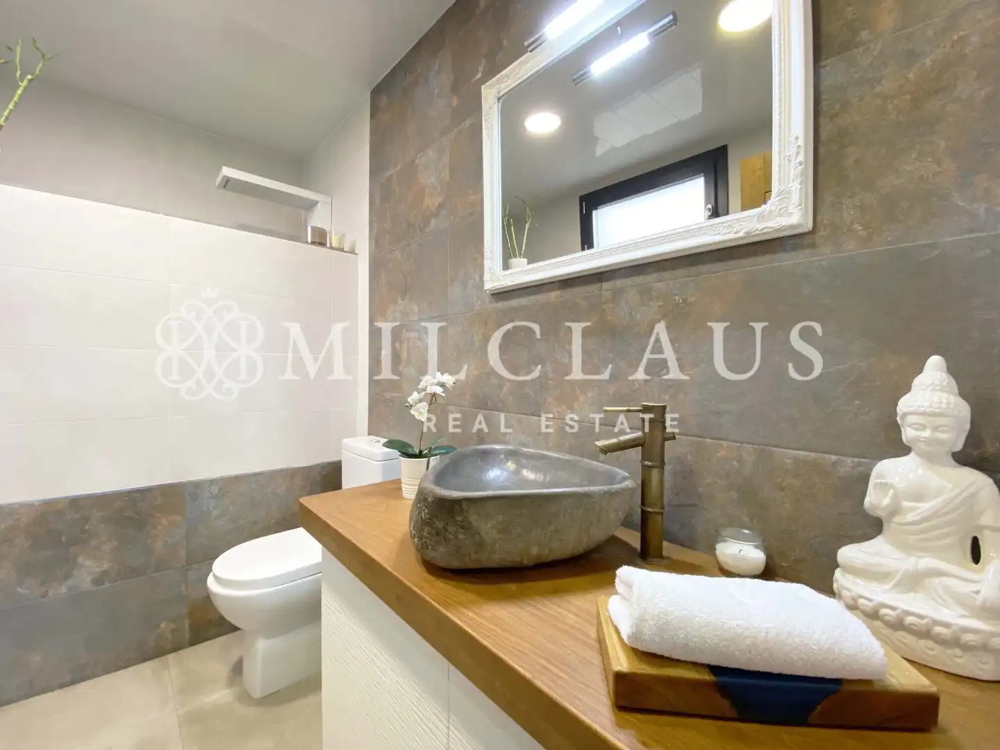 Badezimmer von Haus oder Chalet zum Verkauf in Lliçà d'Amunt mit Klimaanlage, Heizung und Privatgarten
