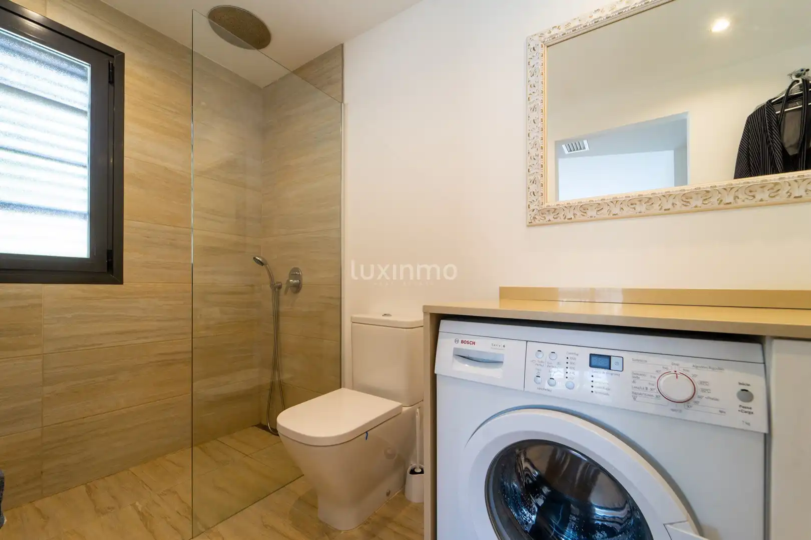 Baño de Planta baja en venta en Calpe / Calp con Aire acondicionado, Jardín privado y Terraza