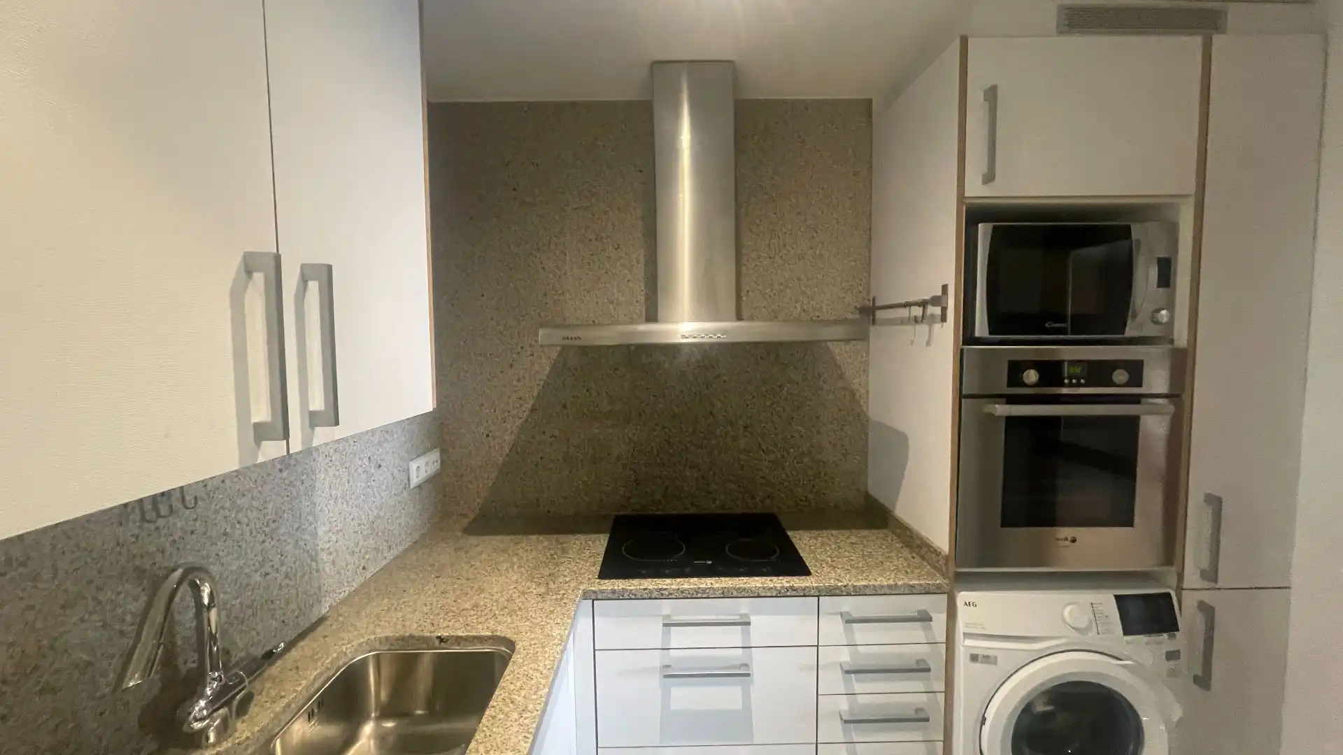 Cocina de Piso de alquiler en Terrassa con Calefacción, Terraza y Amueblado