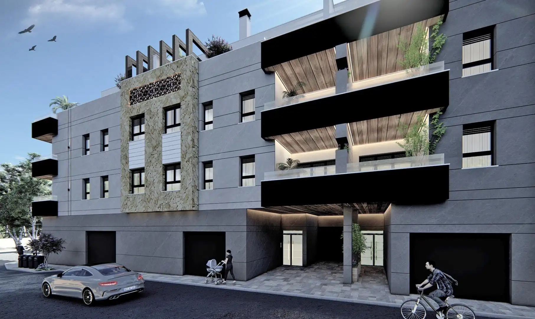 Exterior view of Attic for sale in Maracena  with Air Conditioner, Heating and Terrace