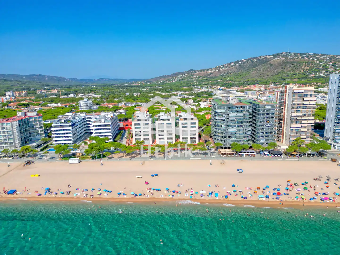 Vista exterior de Piso en venta en Castell d'Aro, Platja d'Aro i s'Agaró con Aire acondicionado, Jardín privado y Terraza