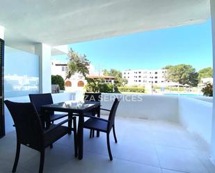 Terrace of Flat for sale in Sant Josep de sa Talaia  with Air Conditioner, Private garden and Swimming Pool