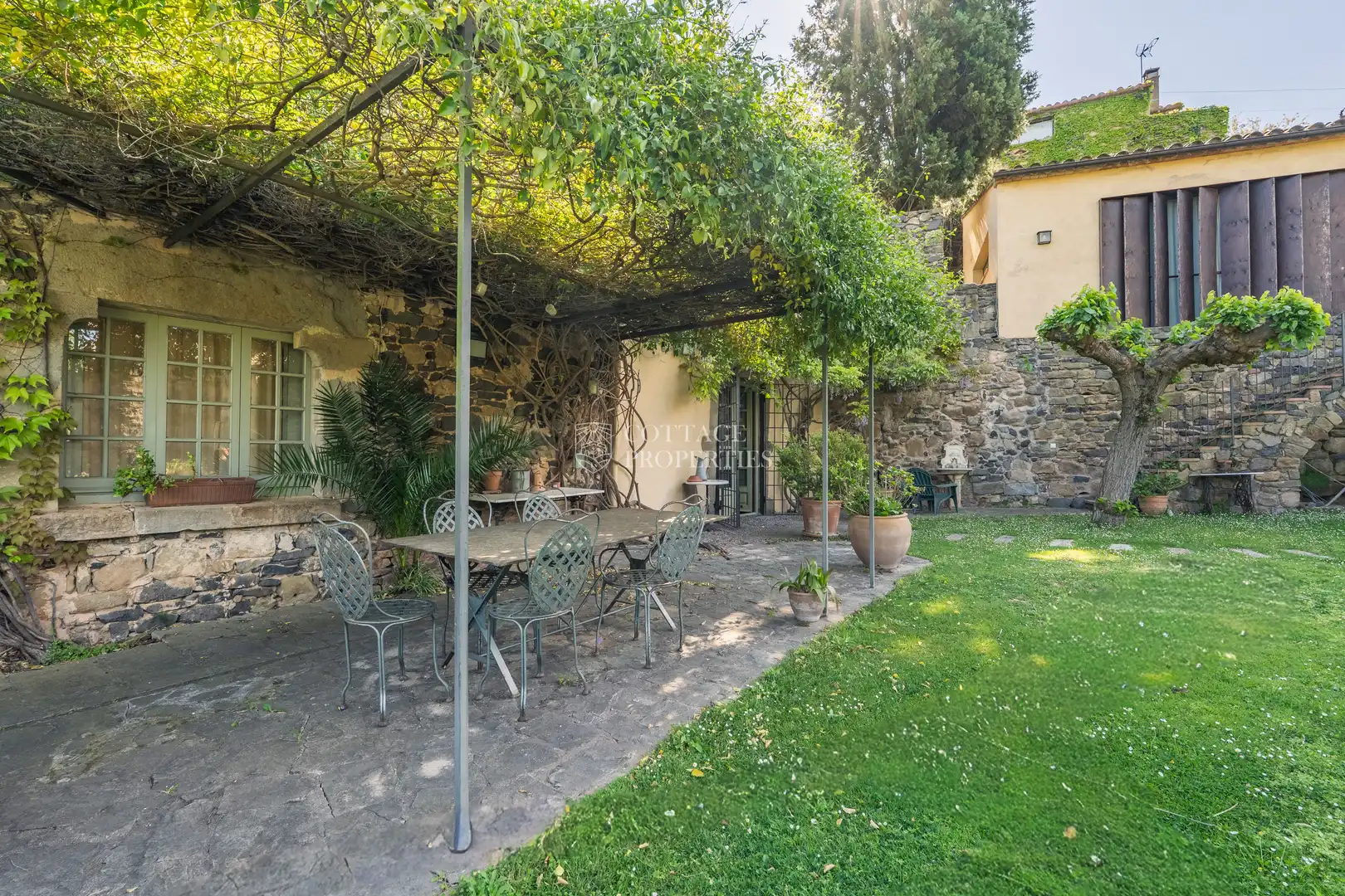 Terrace of Country homes for sale in Foixà  with Air Conditioner, Private garden and Swimming Pool