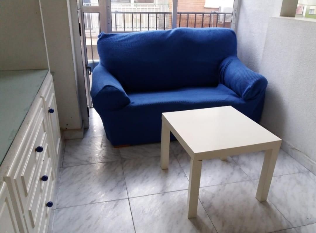 Sala de estar de Piso en venta en  Murcia Capital con Jardín privado, Amueblado y Balcón