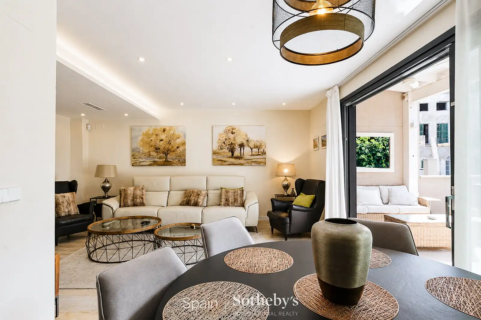 Sala de estar de Apartamento en venta en Sitges con Aire acondicionado y Terraza