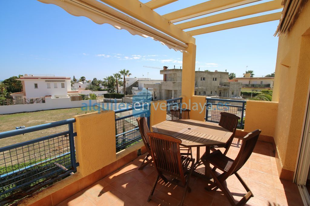 Terrace of Apartment to rent in Vera  with Air Conditioner, Terrace and Furnished