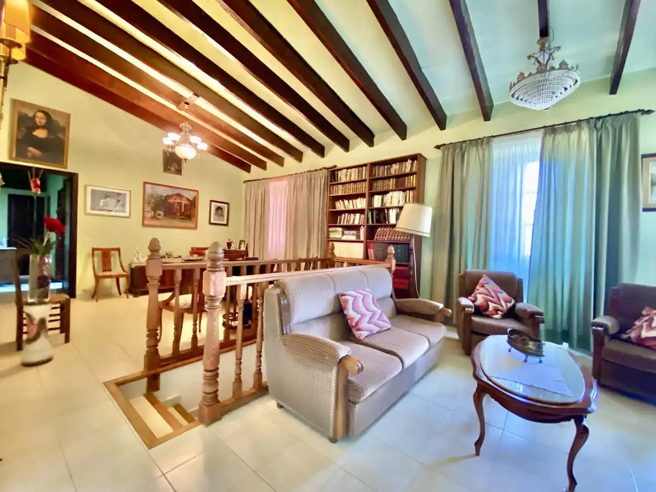 Wohnzimmer von Haus oder Chalet zum Verkauf in  Palma de Mallorca mit Privatgarten, Terrasse und Abstellraum