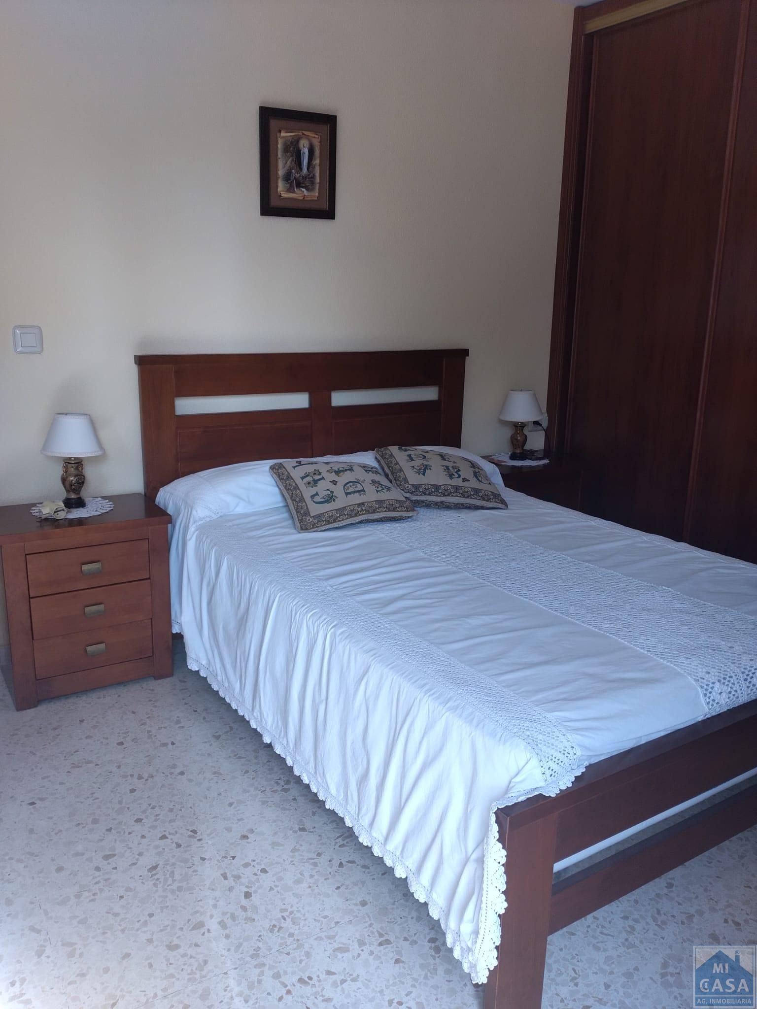 Bedroom of Flat to rent in Mérida  with Air Conditioner, Terrace and Furnished