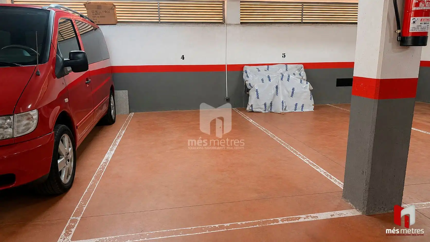 Parking of Flat for rent in Teià  with Heating, Private garden and Community pool