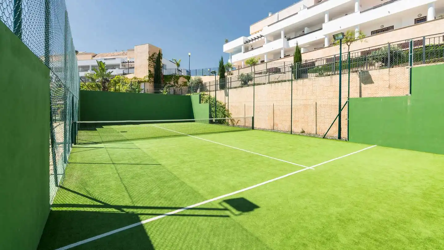 Terrassa de Apartament de lloguer en La Alcaidesa amb Aire condicionat, Calefacció i Jardí privat
