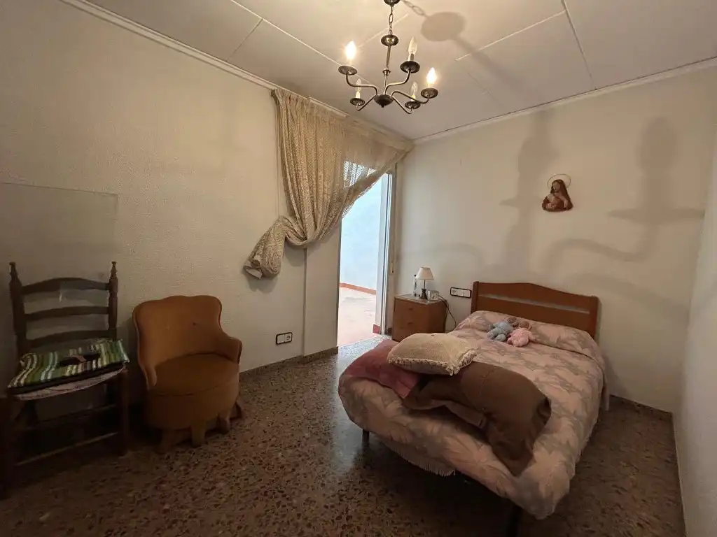 Bedroom of Flat for sale in Carcaixent  with Terrace and Balcony
