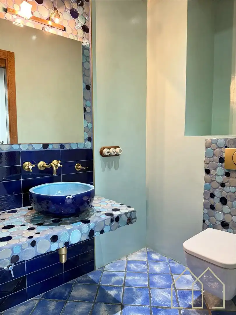 Baño de Casa o chalet en venta en Sant Joan de Mollet con Aire acondicionado, Calefacción y Jardín privado
