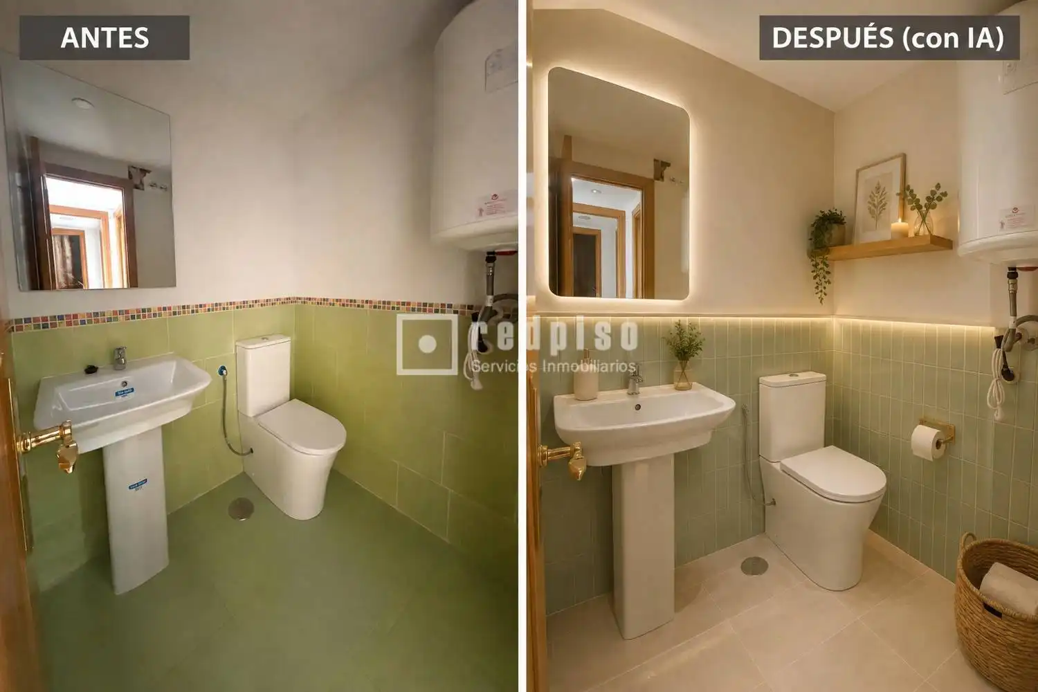 Bathroom of Flat for sale in Calera y Chozas  with Heating, Storage room and Alarm