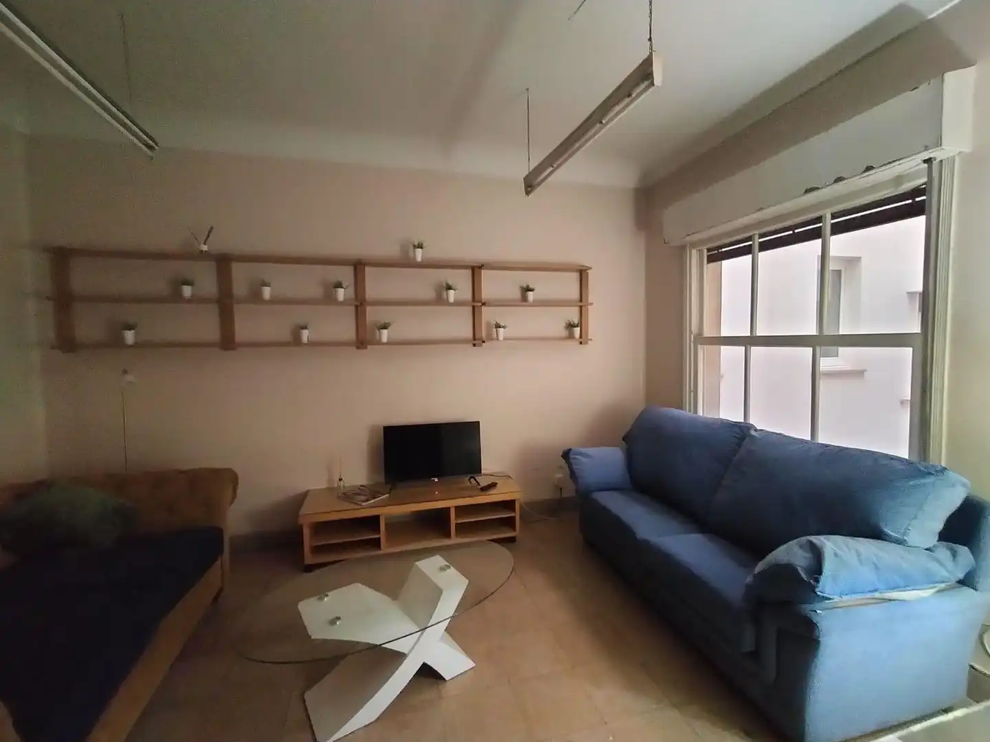 Living room of Flat for rent in Salamanca  with Heating, Furnished and Balcony