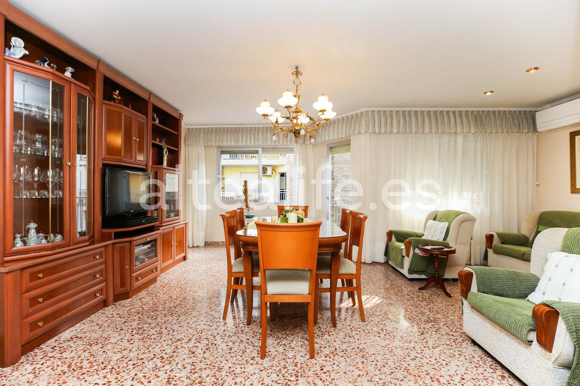 Sala d'estar de Apartament en venda en Gandia amb Aire condicionat i Balcó