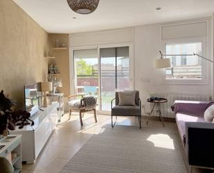 Living room of Flat for sale in Santa Pau  with Heating, Private garden and Terrace