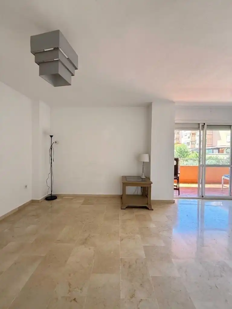 Living room of Flat for sale in Málaga  with Heating, Private garden and Terrace