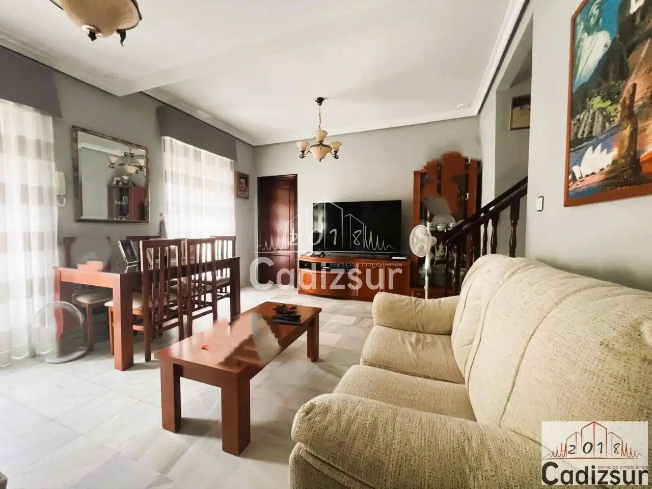 Sala de estar de Piso en venta en Cádiz con Balcón