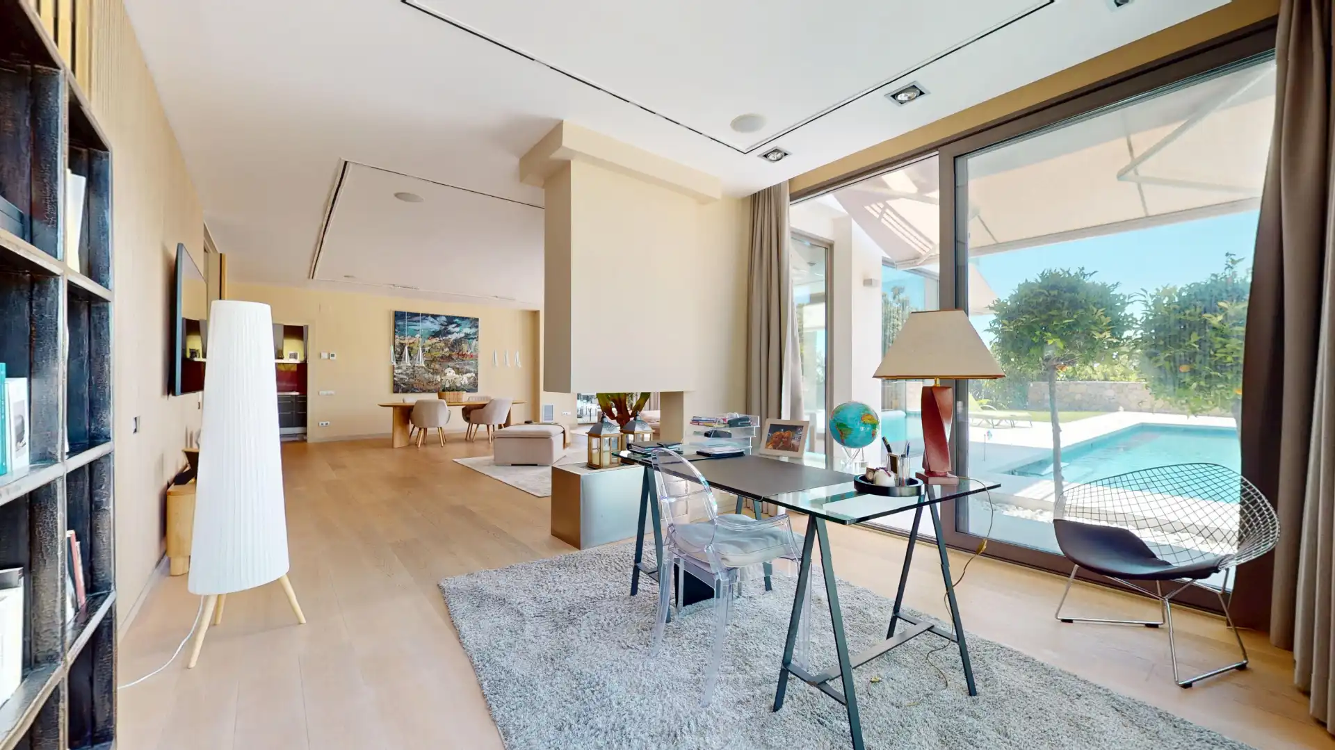 Sala de estar de Casa o chalet en venta en Mont-roig del Camp con Aire acondicionado, Calefacción y Jardín privado