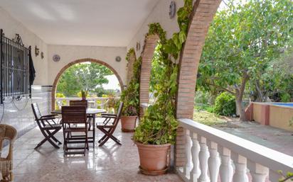 Terrace of Country house for sale in  Almería Capital  with Air Conditioner, Swimming Pool and Alarm