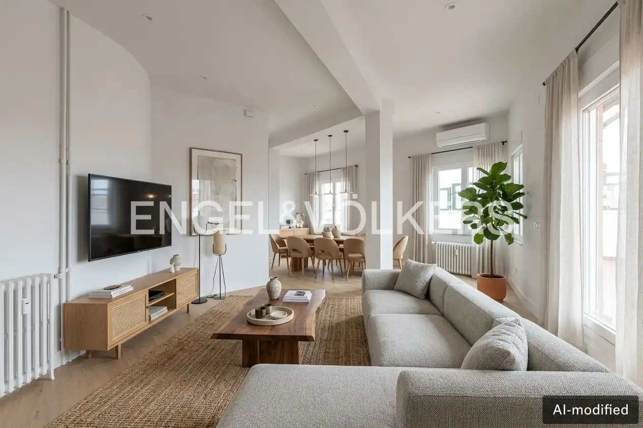 Living room of Flat for sale in Chamberí