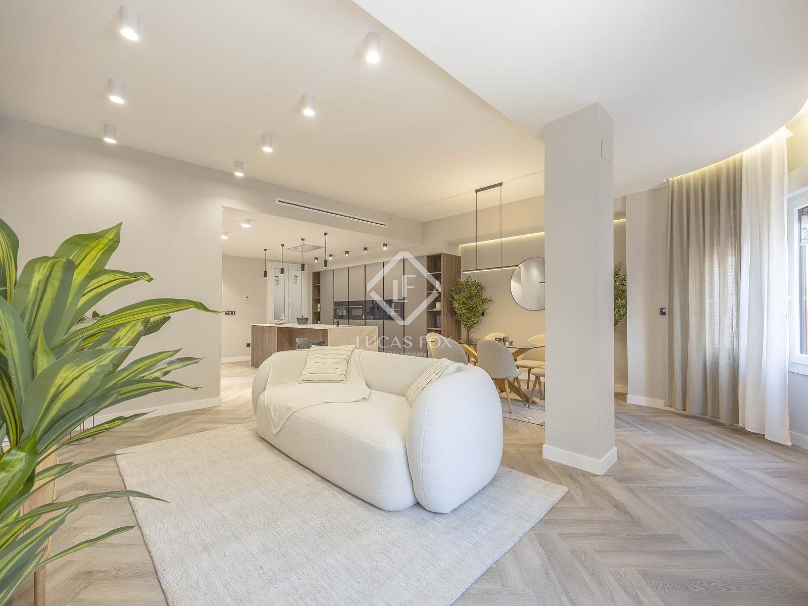 Living room of Flat for sale in  Valencia Capital  with Air Conditioner