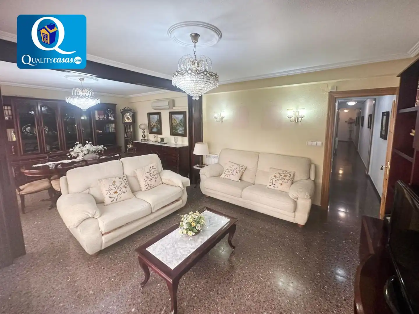 Sala de estar de Apartamento en venta en Jijona / Xixona con Aire acondicionado y Balcón