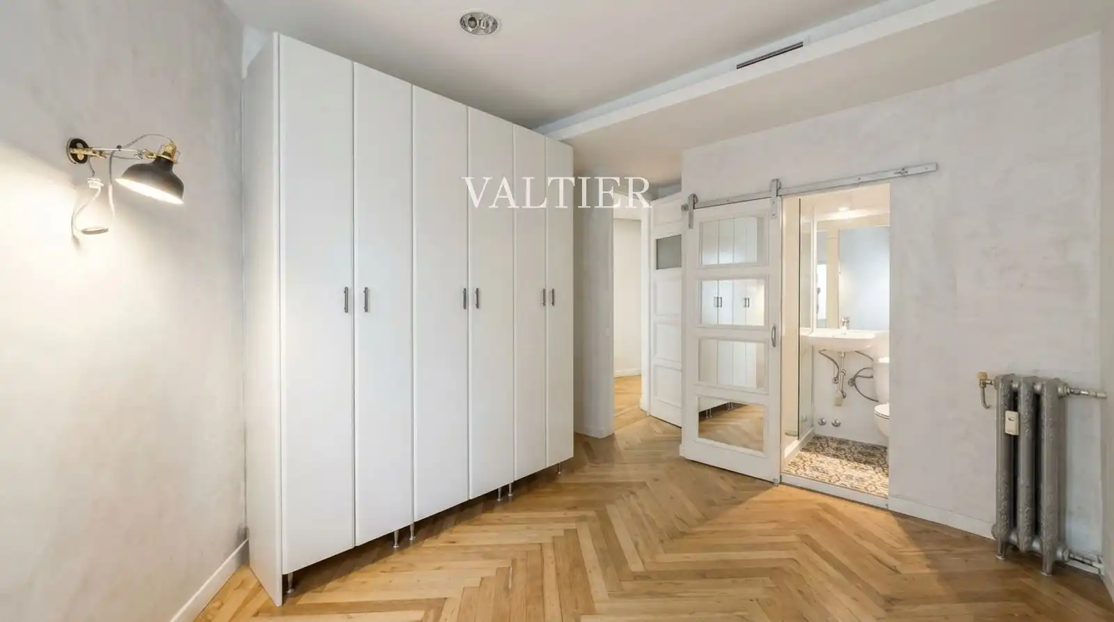 Schlafzimmer von Wohnung zur Miete in Madrid mit Klimaanlage, Heizung und Terrasse