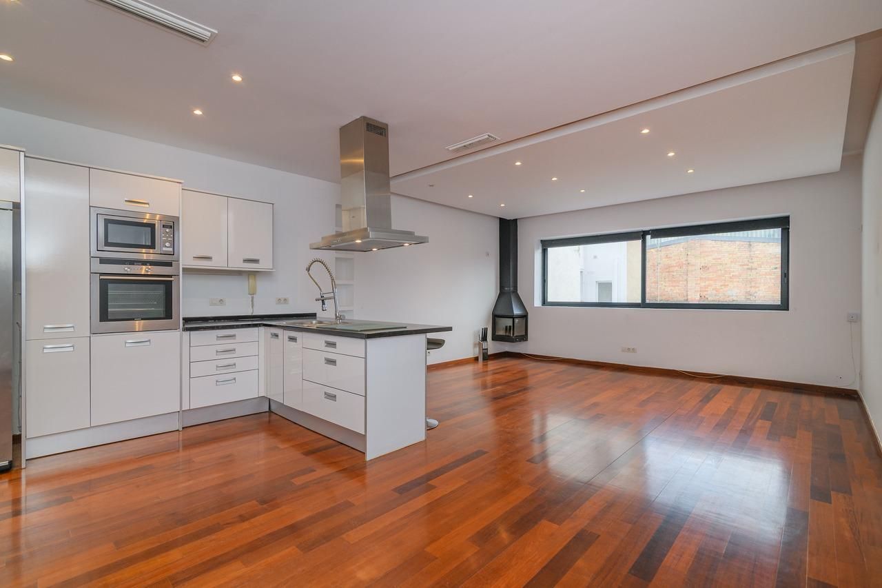 Kitchen of Attic for sale in  Barcelona Capital  with Air Conditioner, Heating and Parquet flooring