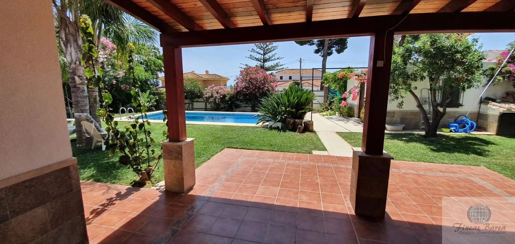Jardí de Casa o xalet de lloguer en Mijas amb Terrassa i Piscina