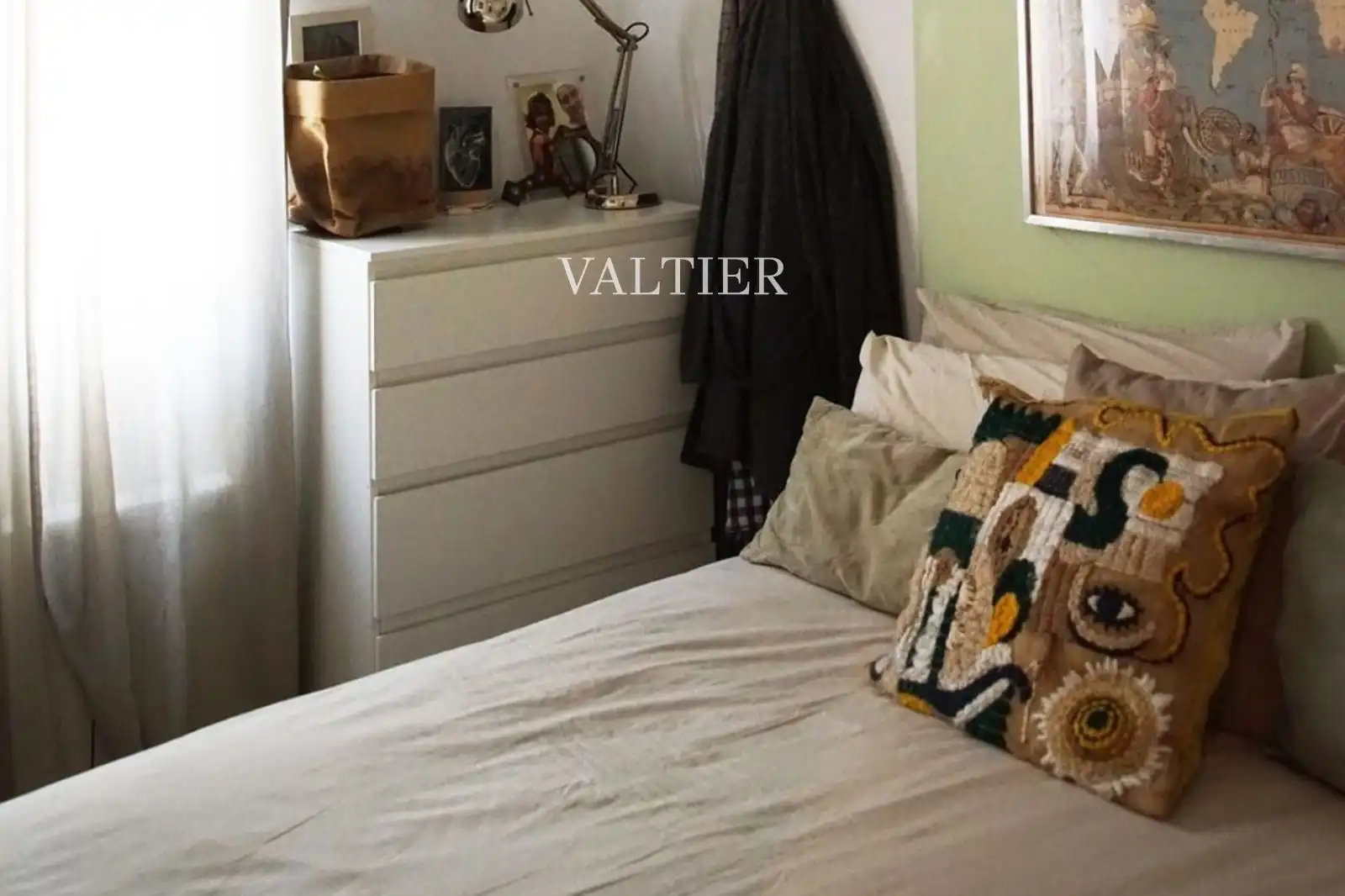 Bedroom of Flat for rent in Madrid  with Air Conditioner, Terrace and Furnished