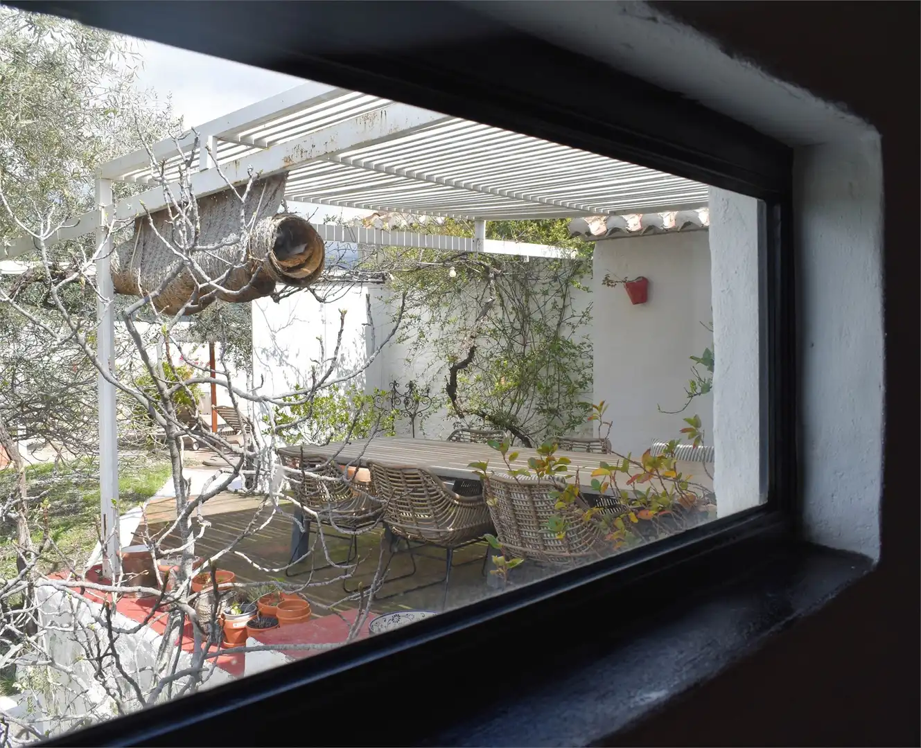 Terrassa de Casa o xalet en venda en Arenas amb Aire condicionat, Jardí privat i Terrassa