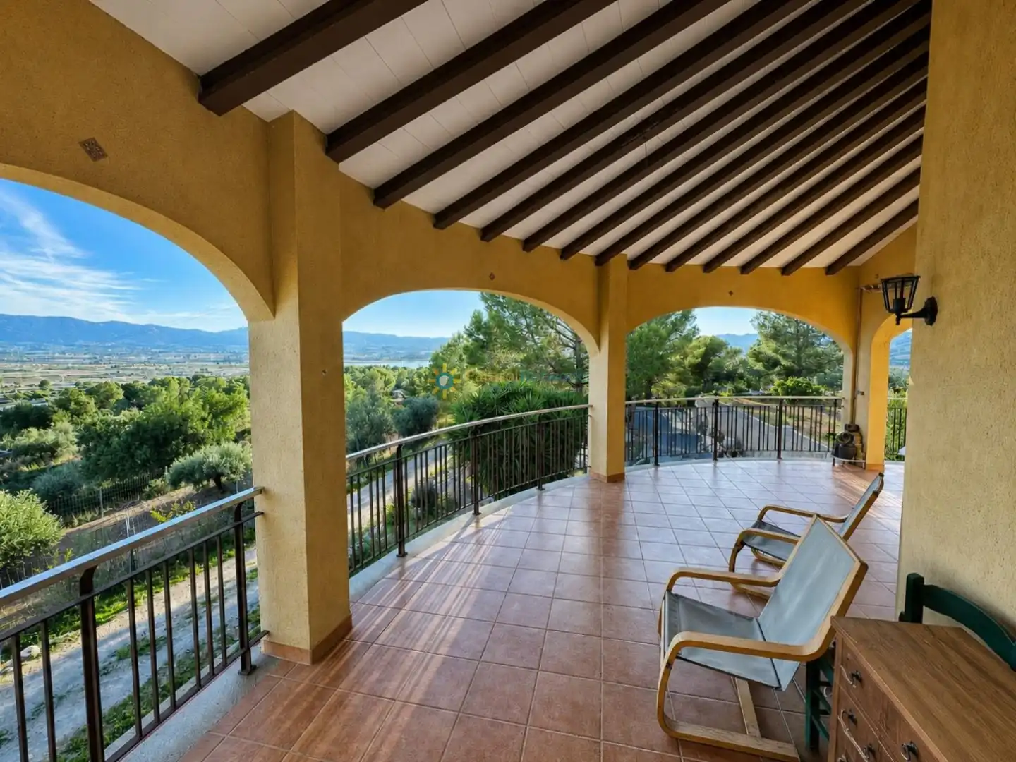 Terrasse von Haus oder Chalet zum Verkauf in Benigànim mit Klimaanlage, Privatgarten und Terrasse