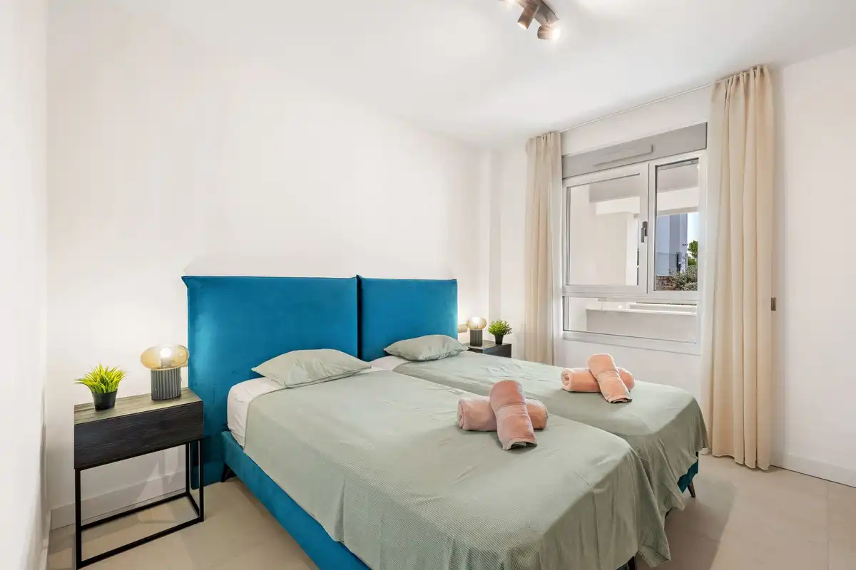 Habitación de Apartamento en venta en Mijas con Aire acondicionado, Amueblado y Piscina comunitaria