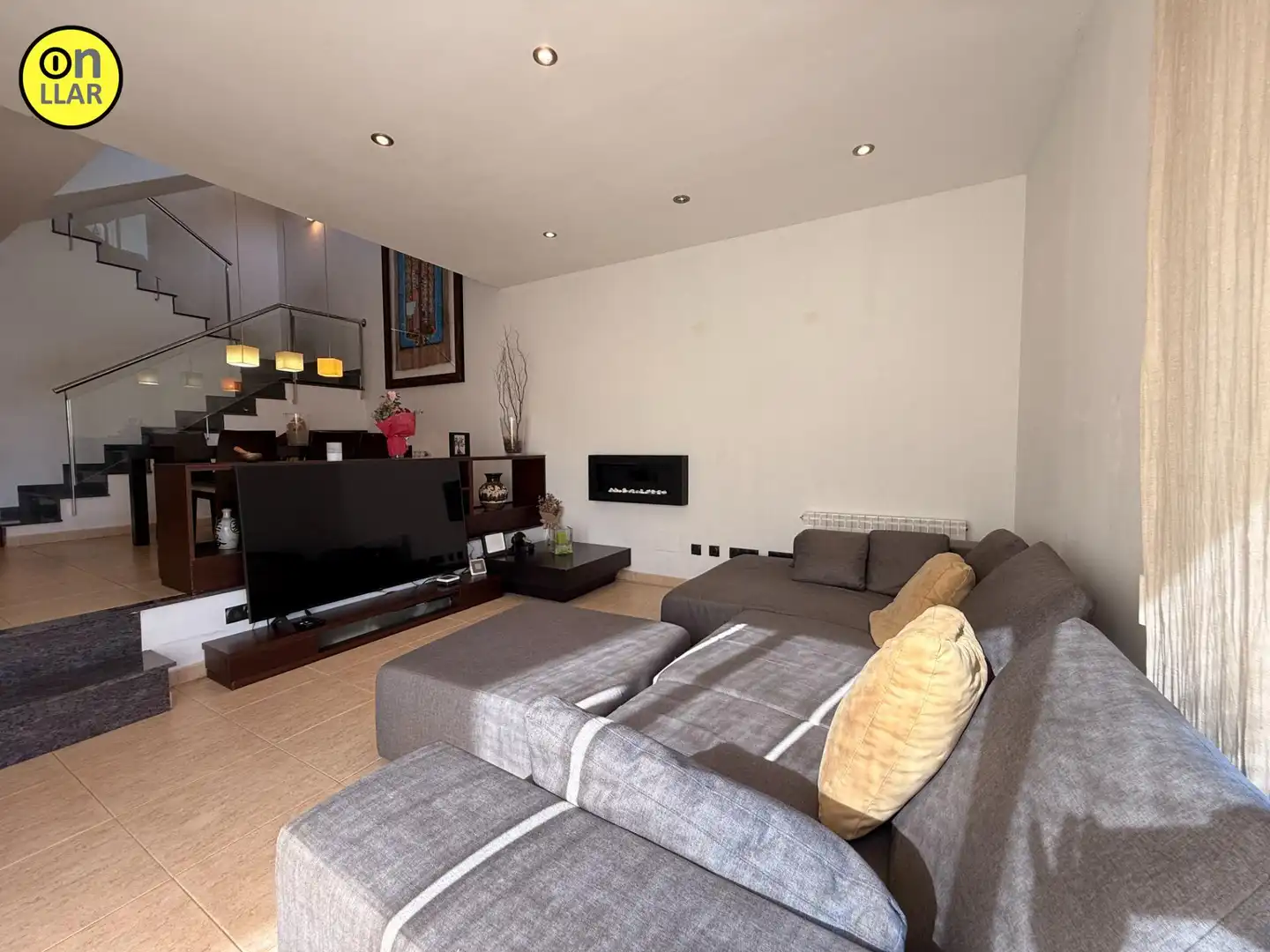 Sala de estar de Casa o chalet en venta en L'Ametlla del Vallès