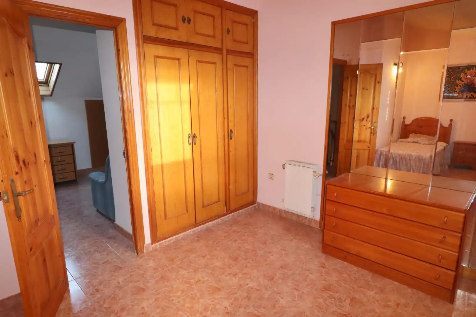 Dormitori de Casa adosada de lloguer en Godella amb Aire condicionat, Calefacció i Jardí privat