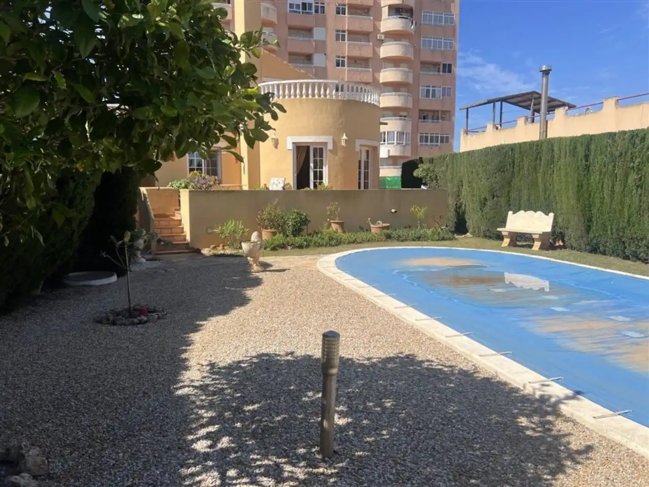 Piscina de Casa o chalet en venta en Cartagena con Aire acondicionado, Jardín privado y Terraza