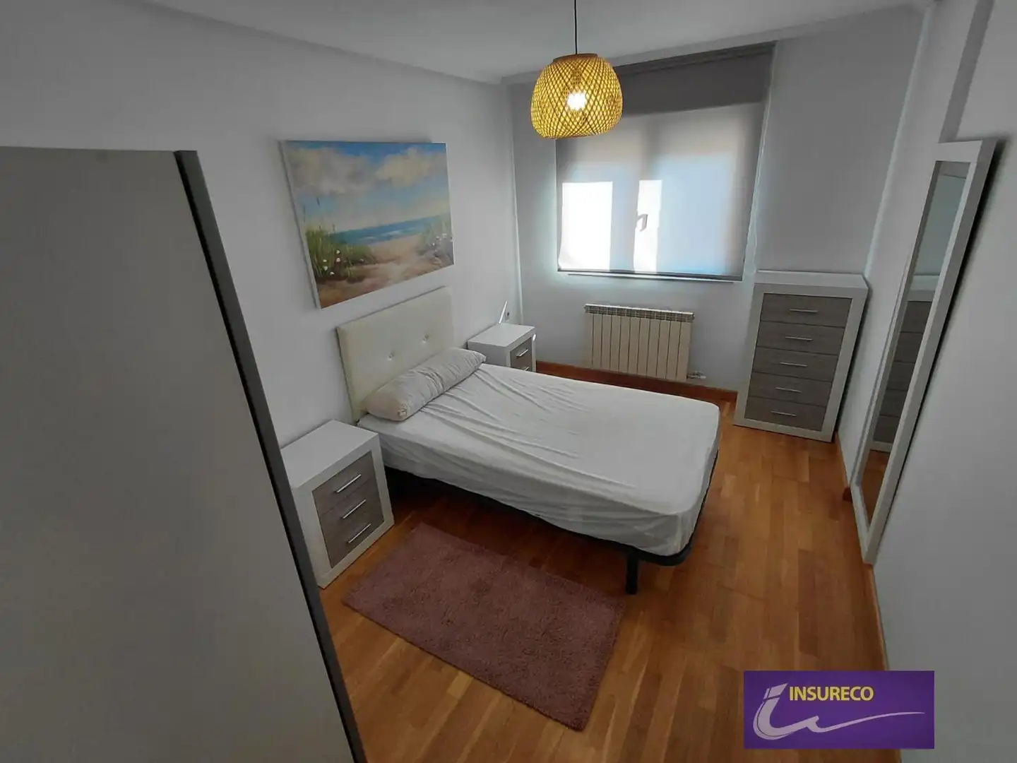 Schlafzimmer von Wohnung zur Miete in León Capital  mit Heizung, Terrasse und Abstellraum
