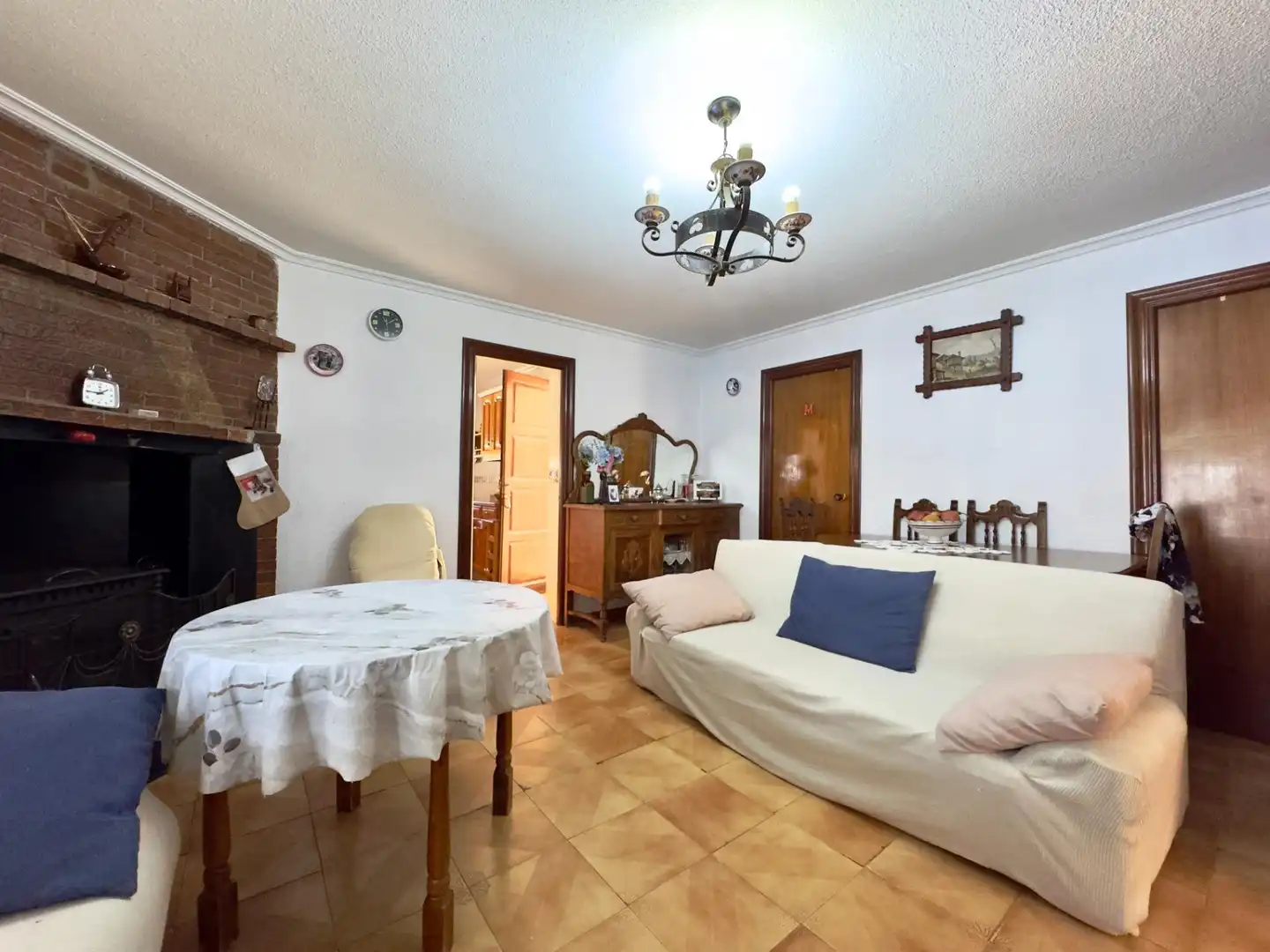 Sala de estar de Casa o chalet en venta en Aspe con Calefacción, Jardín privado y Terraza