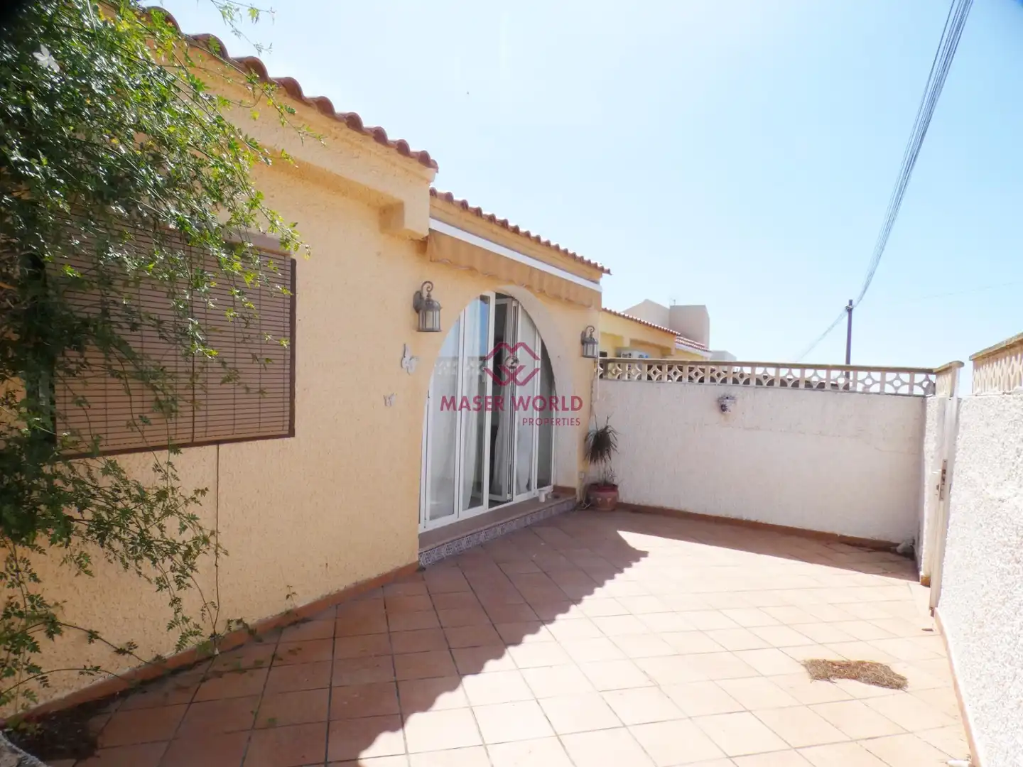 Terrassa de Casa o xalet en venda en Mazarrón amb Aire condicionat, Calefacció i Jardí privat