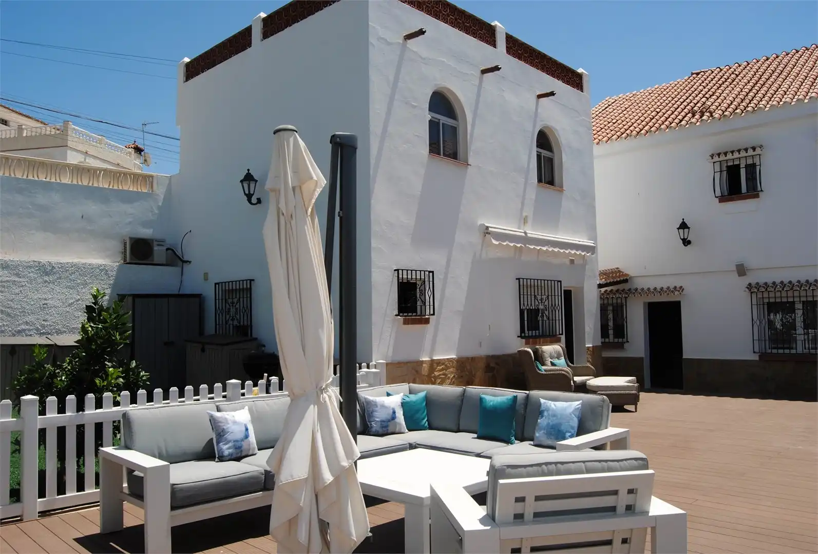 Terraza de Casa o chalet en venta en Vélez-Málaga con Aire acondicionado, Jardín privado y Terraza